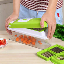 Plastic 13 - in - 1 Manual Vegetable Grater,Chipser and Slicer - Justgrabit Inc.