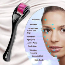 Derma Roller Anti Ageing and Facial Scrubs & Polishes Scar Removal Hair Regrowth (1mm) - Justgrabit Inc.