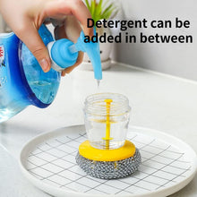 Handheld Soap Dispenser with Scrub (1 Set) - justgrabit.in | Just Grab It