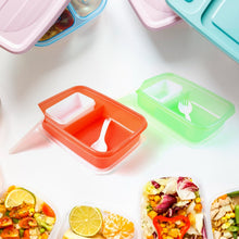 Kids Cartoon Printed Lunch Box Mix Design (1 Set) - justgrabit.in | Just Grab It