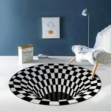 3D Space Round Carpet, Floor Mat Non - Woven Doormat (1 Pc / 78 Cm) - justgrabit.in | Just Grab It