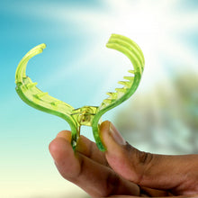 Big Hair Clips Girls Kids Hair Accessories (6 Pcs Set / Transparent) - justgrabit.in | Just Grab It