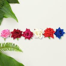 Colourful Flowing Flower Hair Pin (12 Pcs Set / Mix Color), Hair accessories - justgrabit.in | Just Grab It