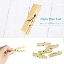 Multipurpose Wooden Heavy Clips – Clothespins, Craft Clips for Arts & Crafts (20 Pieces) - justgrabit.in | Just Grab It