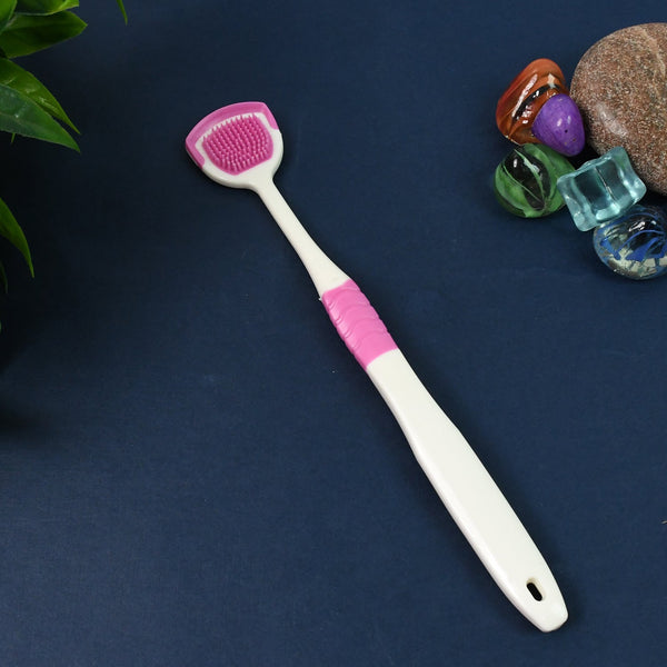 Tongue Cleaner Brush, Silicone Tongue Scraper (1 Pc) - justgrabit.in | Just Grab It