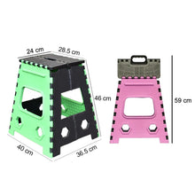 1pc 18inch Folding Stool for Adults and Kids, Also For Kitchen Stepping With (Brown Box) - Justgrabit Inc.