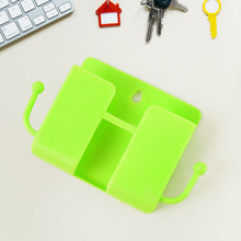 1 Pc Neon Green Wallmount Mobile Stand With Hook - justgrabit.in | Just Grab It