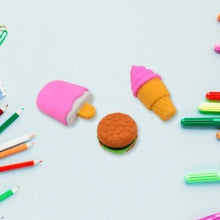 Mix Design Fancy & Stylish Colorful Erasers (1 Set / 3 Pc Set) - justgrabit.in | Just Grab It
