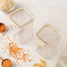 Apex Press N’ Lock Airtight Kitchen Storage Container Set (2Pc/1400ml) Approx - justgrabit.in | Just Grab It