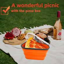 Reusable Expandable Pizza Storage Container with 5 Microwavable Trays - justgrabit.in | Just Grab It