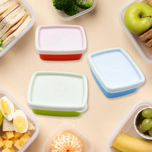 3 - Piece Multicolor Airtight Container Set – Rectangular Food & Fridge Storage - Justgrabit Inc.