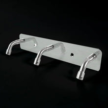 Stainless Steel Wall Mounted Coat 3 Hook Rack (14x3 / 1 Pc) - Justgrabit Inc.