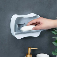 Soap Holder Travel Business Travel Hotel Portable Wall - mounted Soap Box Bathroom Toilet Punch - free Flip - type Drain Soap Box, Waterproof Space Saving (1 Pc) - Justgrabit Inc.