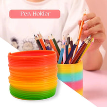 Rainbow Slinky Spring Toy – Compact, Portable Fun Toy for Kids & Adults, Great for Birthdays (1 Pc) - Justgrabit Inc.