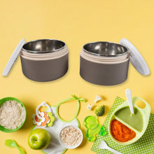 Ganesh Smart Stack 2 - Layer Stainless Steel Leak - Proof Lunch Box for Office, School, Picnic - Justgrabit Inc.