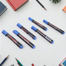 Premium Permanent Blue Marker Pen Set (12 Pc) - justgrabit.in | Just Grab It