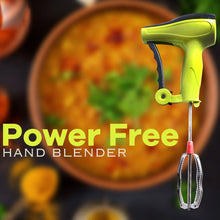 Power Free Manual Hand Blender with Stainless Steel Blades, Milk Lassi Maker, Egg Beater Mixer Rawai - justgrabit.in | Just Grab It