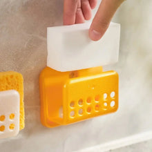 Self - Adhesive Sponge and Soap Holder | No - Drill Sink Organizer & Multipurpose Kitchen Caddy - justgrabit.in | Just Grab It