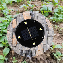 Disk Lights Slate – Heavy Duty Outdoor Solar Pathway Lights – 4 LED (2 Pc) - justgrabit.in | Just Grab It