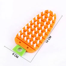 Vegetable Scrubbing Brush, Vegetable Scrubber Non‑Toxic Fruit Brush Carrot Shape Vegetable Brush for Potato for Vegetable - Justgrabit Inc.