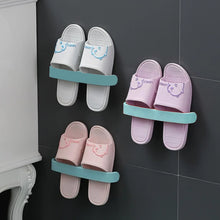 Bathroom Towel Slipper Hanging Rack Self Adhesive Wall Mounted (1 Pc) - justgrabit.in | Just Grab It
