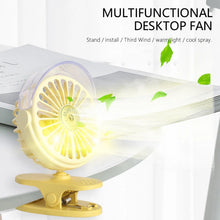 Clip Desk Fan Portable Wind Desktop Table Cooling Fan in Single Button, Adjustment Mini Personal Fan for Home Desktop Office Car Indoor Outdoor Travel (Battery Not Include) - Justgrabit Inc.