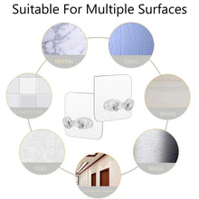 Transparent Self - Adhesive Wall Hook – Drill - Free, Waterproof & Oil - Proof for Toothbrush, Socket (1 Pc) - Justgrabit Inc.