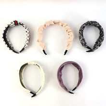 Women’s Ribbed Texture Knot Design Hairband (1 Pc / Mix Design) - justgrabit.in | Just Grab It
