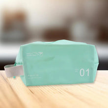 Waterproof Travel Toiletry Wash Bag / Pouch with Zipper Side Handle - (1 Pc) - justgrabit.in | Just Grab It