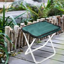 Folding Camping Stool Collapsible Camp Stool Portable Seat Travel Little Stools (1 Pc) - justgrabit.in | Just Grab It