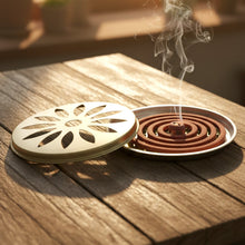 2 in 1 Metal Mosquito Coil Stand cum Incense Burner (15x15 Cm, 1 Pc) - justgrabit.in | Just Grab It
