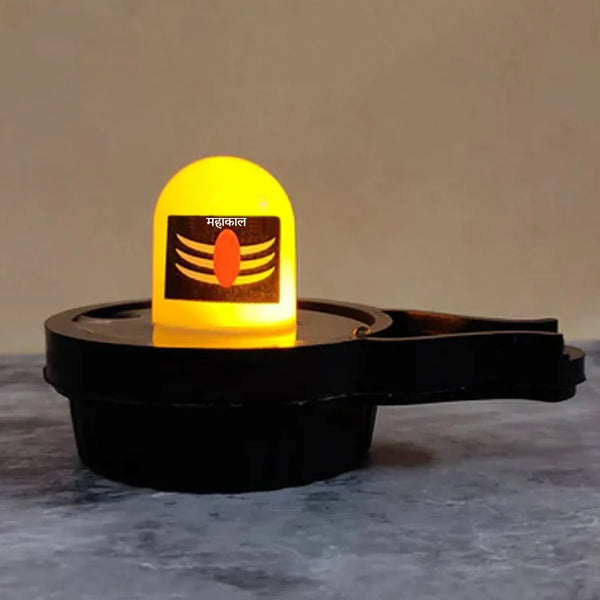 Water Sensor LED Shivling Idol for Pooja & Festivals - justgrabit.in | Just Grab It