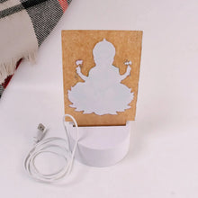 Beautiful 3D Lord Ganesh Frame with soft white light, Ganesh Ganesha (1 Pc) - Justgrabit Inc.
