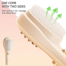 Self - Cleaning Anti - Static Massage Comb (1 Pc) - justgrabit.in | Just Grab It