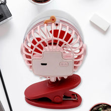 Portable Clip - on Fan, Battery Operated, With Light & Spray, Small Yet Powerful USB Table Fan, 3 - Speed Quiet Rechargeable Mini Desk Fan, 360° Rotation, Personal Cooling Fan for Home, Office, Camping - Justgrabit Inc.