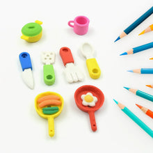 Fancy & Stylish Mini Erasers for Kids (8 Pc Set) - Fun Designs, Party Favors - Justgrabit Inc.