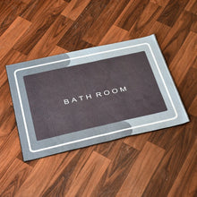 Square Bathroom mat Water Absorbent mats Diatomite Door Mat Anti - Slip Bath Mat Quick Drying Absorbent mat for Home, Kitchen (57x38cm) - justgrabit.in | Just Grab It