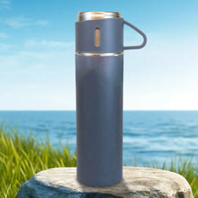 Stainless Steel Double Wall Insulated Flask Bottle With Cup (500ml Approx) - Justgrabit Inc.