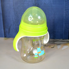 Plastic Baby Feeding Bottle with Handles Straw (300 ML / 1 Pc) - justgrabit.in | Just Grab It