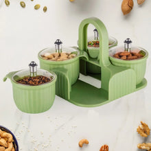 Multipurpose Plastic Storage Container Set: Kitchen Jars, Spices, Cookies - Justgrabit Inc.