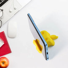 Multi - Functional Apple - Shaped Plastic Mobile Stand with Pen Holder (1 Pc / Mix Color) - Justgrabit Inc.
