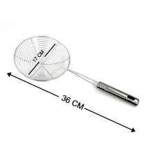 Medium Oil Strainer To Get Perfect Fried Food Stuffs Easily Without Any Problem And Damage. - Justgrabit Inc.
