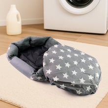 3XL Extra - Large Star Pattern Round Pet Bed for Cats & Small Dogs - justgrabit.in | Just Grab It