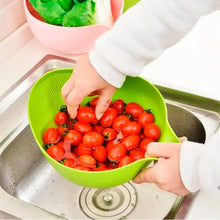 Rice Bowl Thick Drain Basket with Handle - Justgrabit Inc.
