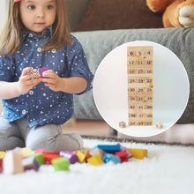 Numbered Wooden Tumbling Tower Game Set - justgrabit.in | Just Grab It