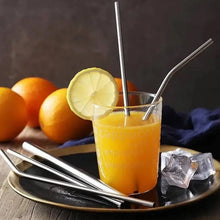 Reusable Stainless Steel Straws with Case for Drinking (4 Pc, Eco - Friendly) - Justgrabit Inc.