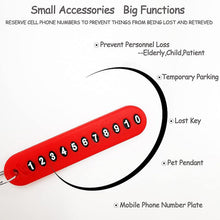 Anti - Lost Keychain with Number Plate – 1 Pc - justgrabit.in | Just Grab It