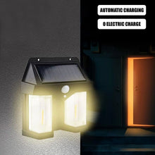 Outdoor Solar Wall Lamp Outdoor Waterproof High Quality Lamp Induction Garden Lamp Garden Villa Night Lamp Double Lamp Light (1 Pc) - Justgrabit Inc.