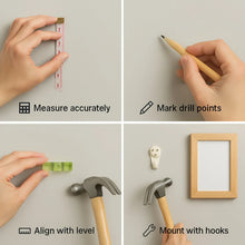6 - in - 1 Wall Hanging & Measurement Tool Kit - Justgrabit Inc.