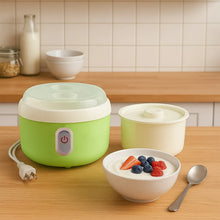 Green Electric Yogurt Maker used in all kinds of household and kitchen places for making yoghurt. - Justgrabit Inc.